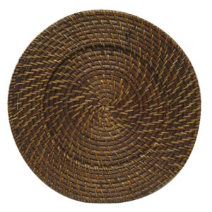 Bamboo Chestnut Charger Plate