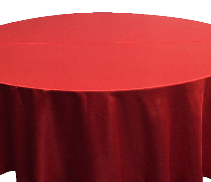 Table  Cloths Satin Red