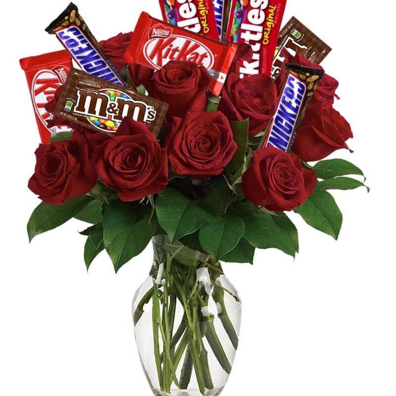 12 Roses & Candies