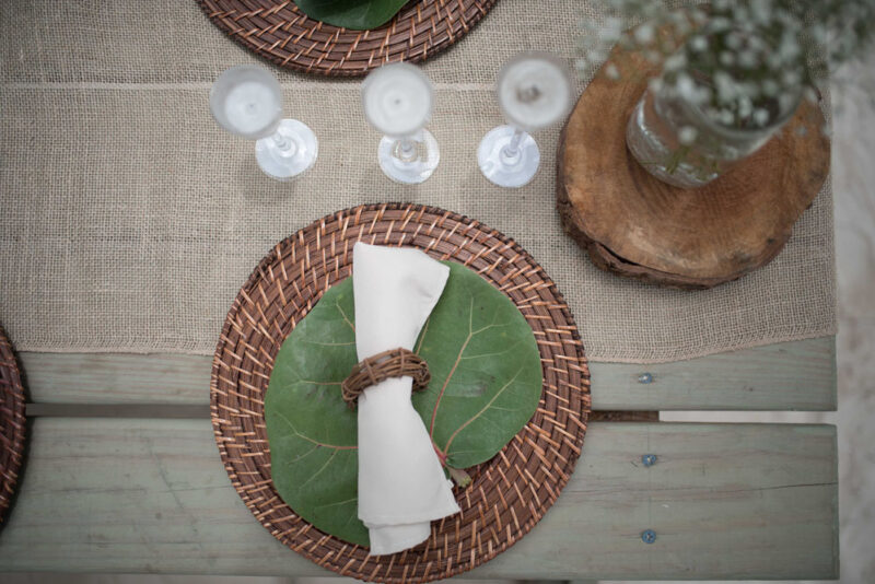 Bamboo Chestnut Charger Plate - Image 2