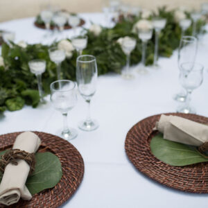 Bamboo Chestnut Charger Plate - Image 3