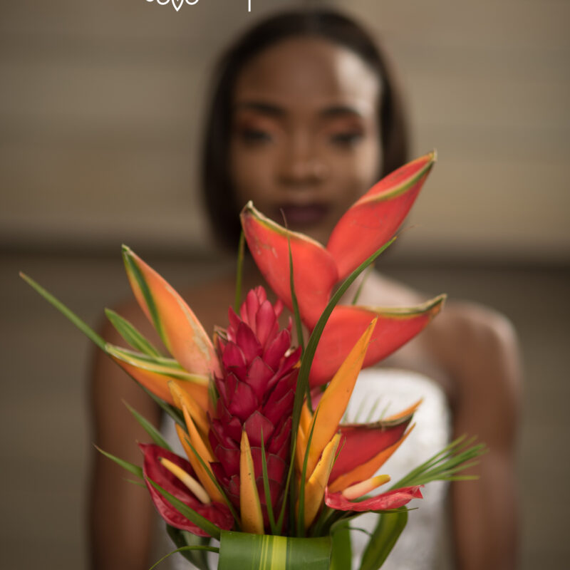 Heliconia Tropical Bridal Bouquet